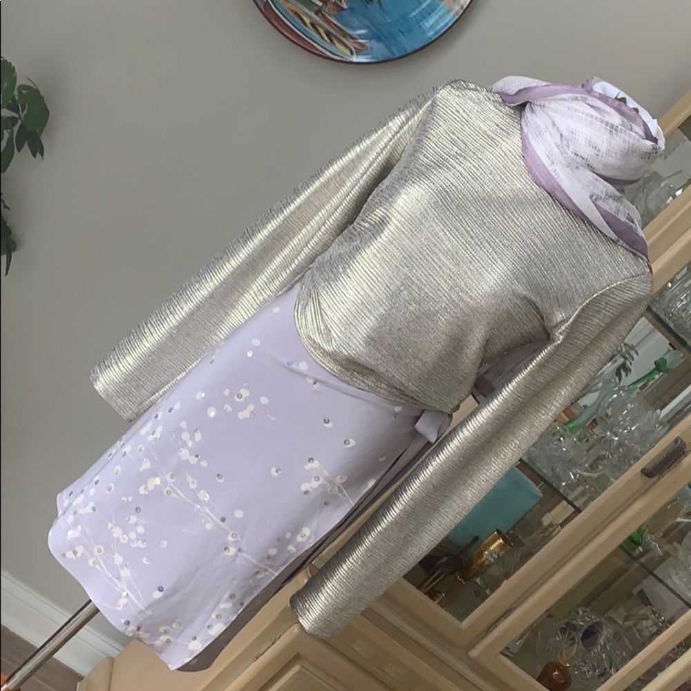 CLARISSA HULSE/COUTURE SILK WARP SKIRT